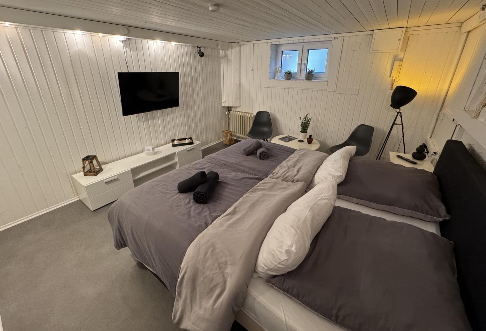 Kellerwohnung Inklusive Sauna 레클링하우젠 외부 사진